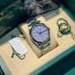 Rolex Oyster Perpetual - Stainless Steel - 41 MM - Oyster Bracelet - Lavender Dial - Domed Bezel - 134300-0012