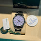 Rolex Oyster Perpetual - Stainless Steel - 41 MM - Oyster Bracelet - Lavender Dial - Domed Bezel - 134300-0012