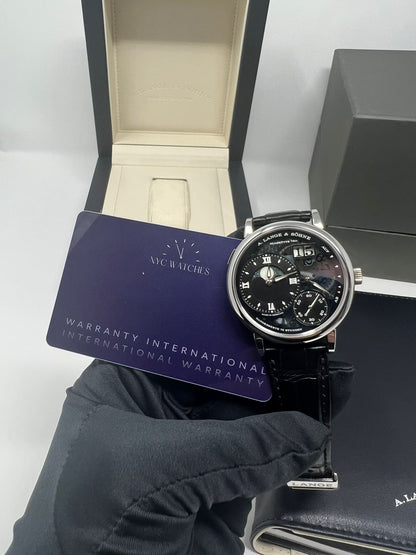 A.Lange &amp; Söhne Grand Lange 1 - Moonphase - 41 MM - Platinum - Black Dial - 139.035