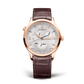 JLC - Master Control Geographic - 40 MM - Pink Gold - Silvered-Gray Dial - Brown Leather Strap - Q4122520