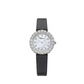 Chopard L'Heure Du Diamant White Gold 26 MM - Black Strap - Diamond Bezel - Mother-Of-Pearl Dial - 13A178-1106