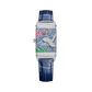 JLC - Reverso One "Sakura" Limited Edition - 40 MM x 20 MM - White Gold - Mother-Of-Pearl Dial - Diamond-Set Case - Blue Leather Strap - Q3293426