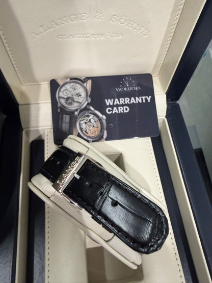 A.Lange & Söhne Zeitwerk - 41.9 MM - White Gold - Black Dial - 140.029