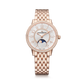 JLC - Rendez-Vous Classic Moon - 34 MM - Pink Gold - Silvered-Gray Guilloché Diamond Dial - Diamond-Set Bezel - Pink Gold Bracelet - Q3572131