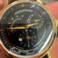 JLC - Master Control World Timer - 38 MM - Rose Gold - Black Dial - Brown Lather Strap - 142.2.92.S