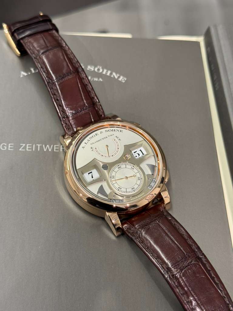 A.Lange & Söhne Zeitwerk Striking Time - 44.2 MM - Rose Gold - Silver Dial - 145.032
