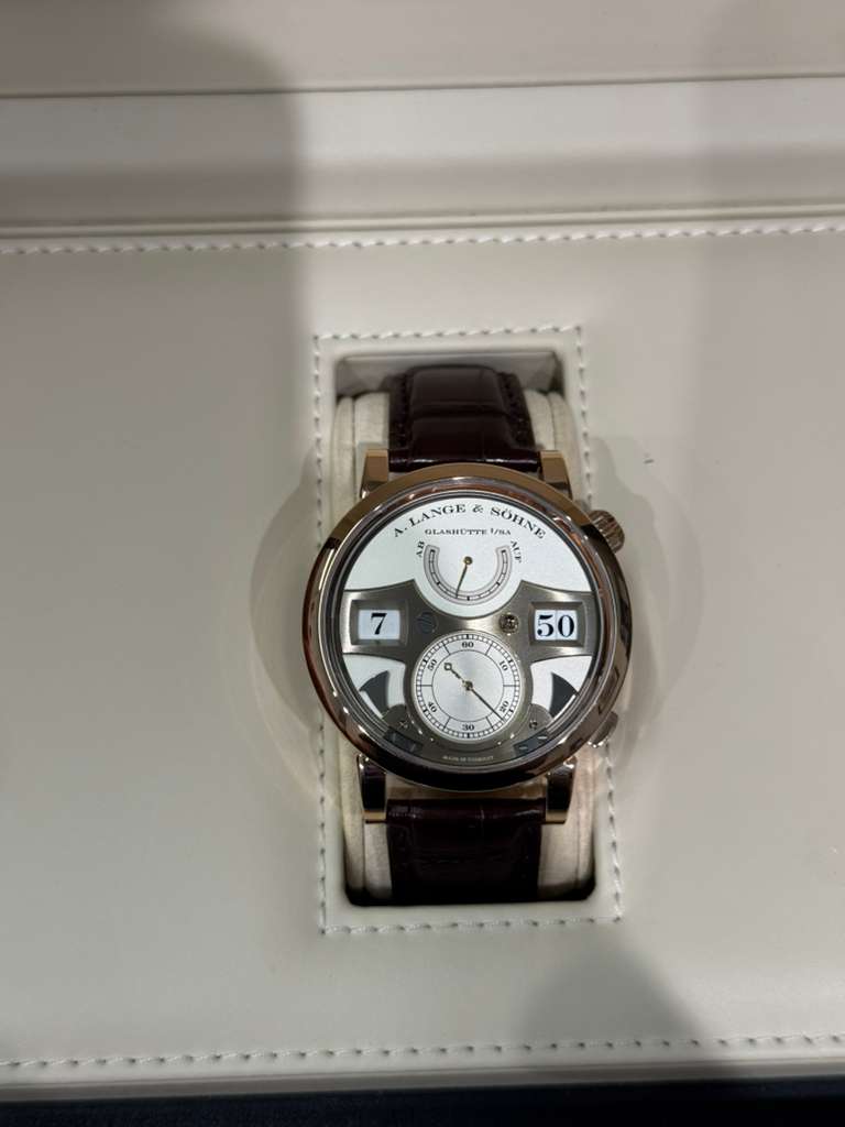 A.Lange & Söhne Zeitwerk Striking Time - 44.2 MM - Rose Gold - Silver Dial - 145.032