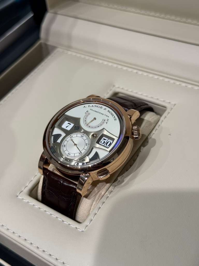 A.Lange & Söhne Zeitwerk Striking Time - 44.2 MM - Rose Gold - Silver Dial - 145.032