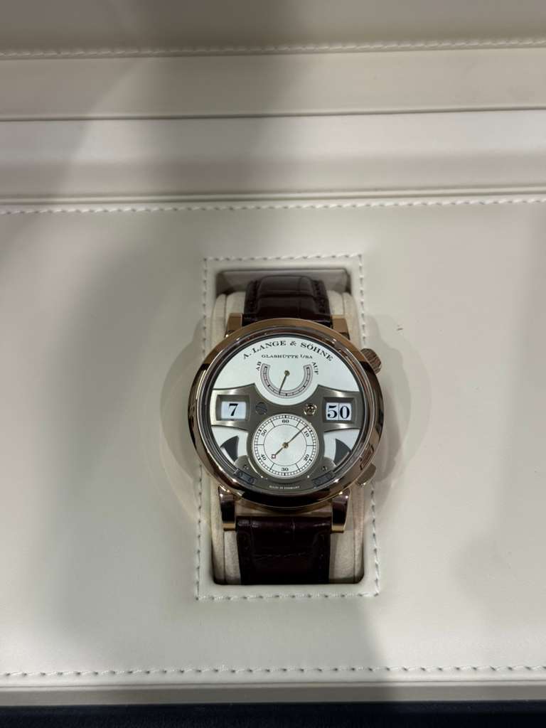 A.Lange & Söhne Zeitwerk Striking Time - 44.2 MM - Rose Gold - Silver Dial - 145.032