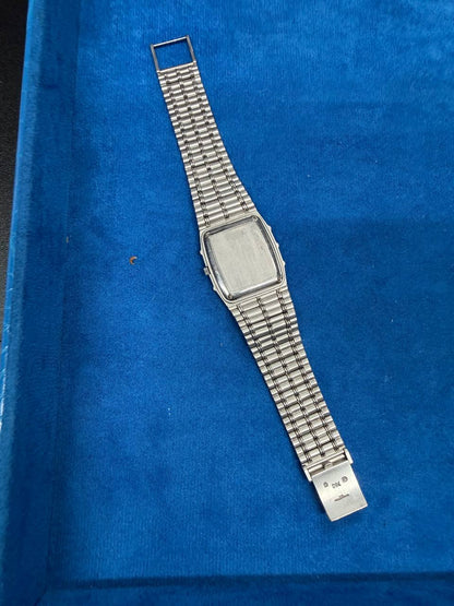 Audemars Piguet Bamboo - 27 × 33 MM - 18K White Gold - Blue Diamond Dial - Ref. 14644BC