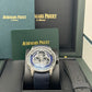 Audemars Piguet Code 11.59 Starwheel - 41 MM - Black Ceramic - White Gold Bezel - Blue Dial - Black Rubber Strap - 15212NB.OO.A002.KB.01