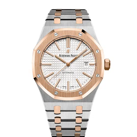 Audemars Piguet - Royal Oak - 41 MM - Rose Gold and Steel - 15400SR.OO.1220SR.01 nyc watcher nyc watches