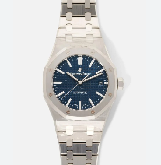 Audemars Piguet - Royal Oak - 37 MM - Stainless Steel - Blue Dial - 15450ST.OO.1256ST.03