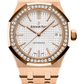 Audemars Piguet Royal Oak - 37 MM - Rose Gold - Diamond Bezel - Silver Dial - 15451OR.ZZ.1256OR.01