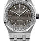 Audemars Piguet Royal Oak - 37 MM - Stainless Steel - Diamond Bezel - Grey Dial - 15451ST.ZZ.1256ST.02