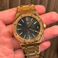 Audemars Piguet Royal Oak 50th Anniversary Pink Gold Selfwinding 41 MM - Pink Gold Bracelet - Black Dial - 15510OR.OO.1320OR.02