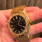 Audemars Piguet Royal Oak 50th Anniversary Pink Gold Selfwinding 41 MM - Pink Gold Bracelet - Black Dial - 15510OR.OO.1320OR.02