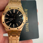 Audemars Piguet Royal Oak Pink Gold Selfwinding 41 MM - Pink Gold Bracelet - Black Dial - 15510OR.OO.1320OR.04