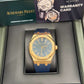 Audemars Piguet Royal Oak Pink Gold Selfwinding 41 MM - Blue Leather Strap - Bleu Nuit Dial - 15510OR.OO.D315CR.01