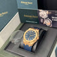 Audemars Piguet Royal Oak Pink Gold Selfwinding 41 MM - Blue Leather Strap - Bleu Nuit Dial - 15510OR.OO.D315CR.01
