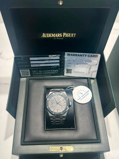 Audemars Piguet Royal Oak "50ᵀᴴ Anniversary" Stainless Steel Selfwinding 41 MM - Stainless Steel Bracelet - Grey Dial - 15510ST.OO.1320ST.05