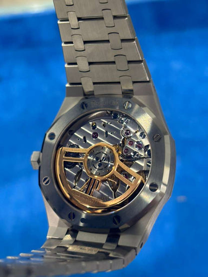 Audemars Piguet Royal Oak Stainless Steel Selfwinding 41 MM - Stainless Steel Bracelet - Bleu Nuit Dial - 15510ST.OO.1320ST.06