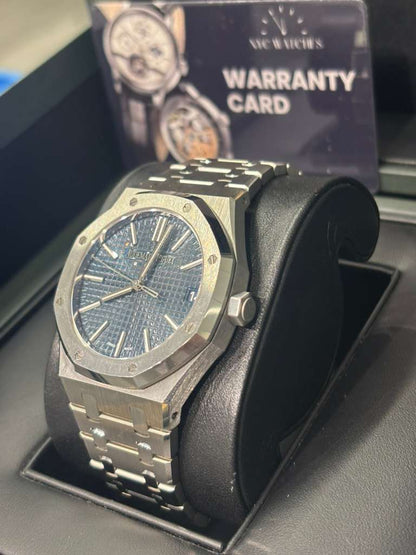 Audemars Piguet Royal Oak Stainless Steel Selfwinding 41 MM - Stainless Steel Bracelet - Bleu Nuit Dial - 15510ST.OO.1320ST.06
