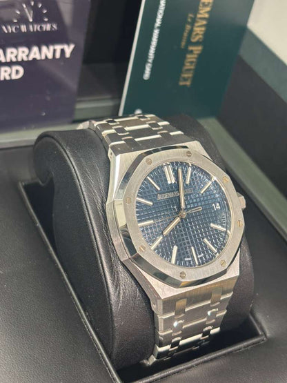 Audemars Piguet Royal Oak Stainless Steel Selfwinding 41 MM - Stainless Steel Bracelet - Bleu Nuit Dial - 15510ST.OO.1320ST.06