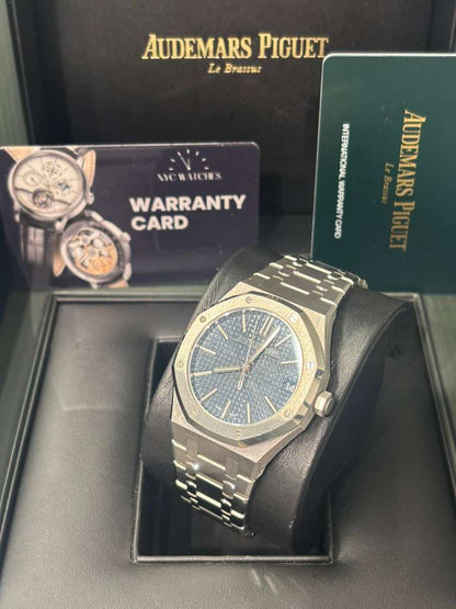 Audemars Piguet Royal Oak Stainless Steel Selfwinding 41 MM - Stainless Steel Bracelet - Bleu Nuit Dial - 15510ST.OO.1320ST.06