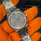 Audemars Piguet Royal Oak Selfwinding 37 MM - Stainless Steel Bracelet - Grey Dial - Diamond Bezel - 15551ST.ZZ.1356ST.06