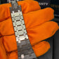 Audemars Piguet Royal Oak Selfwinding 37 MM - Stainless Steel Bracelet - Grey Dial - Diamond Bezel - 15551ST.ZZ.1356ST.06
