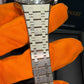 Audemars Piguet Royal Oak Selfwinding 37 MM - Stainless Steel Bracelet - Grey Dial - Diamond Bezel - 15551ST.ZZ.1356ST.06