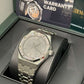 Audemars Piguet Royal Oak Selfwinding 37 MM - Stainless Steel Bracelet - Grey Dial - Diamond Bezel - 15551ST.ZZ.1356ST.06