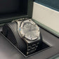 Audemars Piguet Royal Oak Selfwinding 37 MM - Stainless Steel Bracelet - Grey Dial - Diamond Bezel - 15551ST.ZZ.1356ST.06