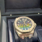 Audemars Piguet Royal Oak Offshore Titanium Selfwinding Music Edition 43 MM - Blue Rubber Strap - Blue Dial - 15600TI.OO.A343CA.01