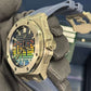Audemars Piguet Royal Oak Offshore Titanium Selfwinding Music Edition 43 MM - Blue Rubber Strap - Blue Dial - 15600TI.OO.A343CA.01