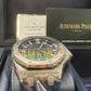Audemars Piguet Royal Oak Offshore Titanium Selfwinding Music Edition 43 MM - Blue Rubber Strap - Blue Dial - 15600TI.OO.A343CA.01