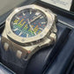 Audemars Piguet Royal Oak Offshore Titanium Selfwinding Music Edition 43 MM - Blue Rubber Strap - Blue Dial - 15600TI.OO.A343CA.01