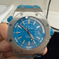 Audemars Piguet Royal Oak Offshore Diver - 42 MM - Stainless Steel - Turquoise Dial - Turquoise Rubber Strap - 15710ST.OO.A032CA.01