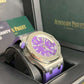 Audemars Piguet Royal Oak Offshore Diver - 42 MM - Stainless Steel - Purple Dial - Purple Rubber Strap - 15710ST.OO.A077CA.01