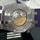 Audemars Piguet Royal Oak Offshore Diver - 42 MM - Stainless Steel - Purple Dial - Purple Rubber Strap - 15710ST.OO.A077CA.01