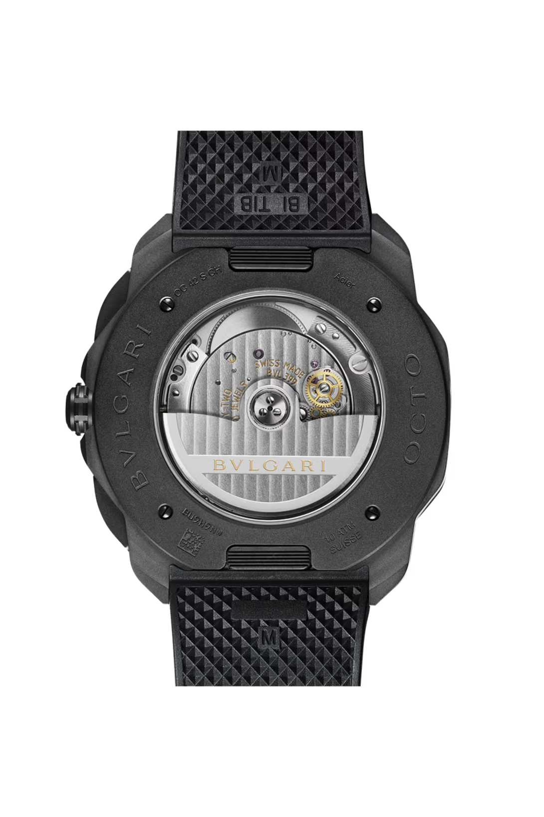 Bvlgari Octo Roma - 42 MM - Stainless Steel Black - Black Dial - 103932