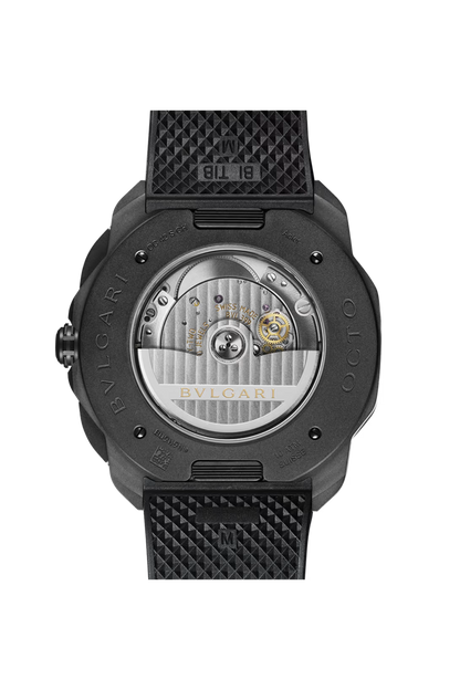 Bvlgari Octo Roma - 42 MM - Stainless Steel Black - Black Dial - 103932