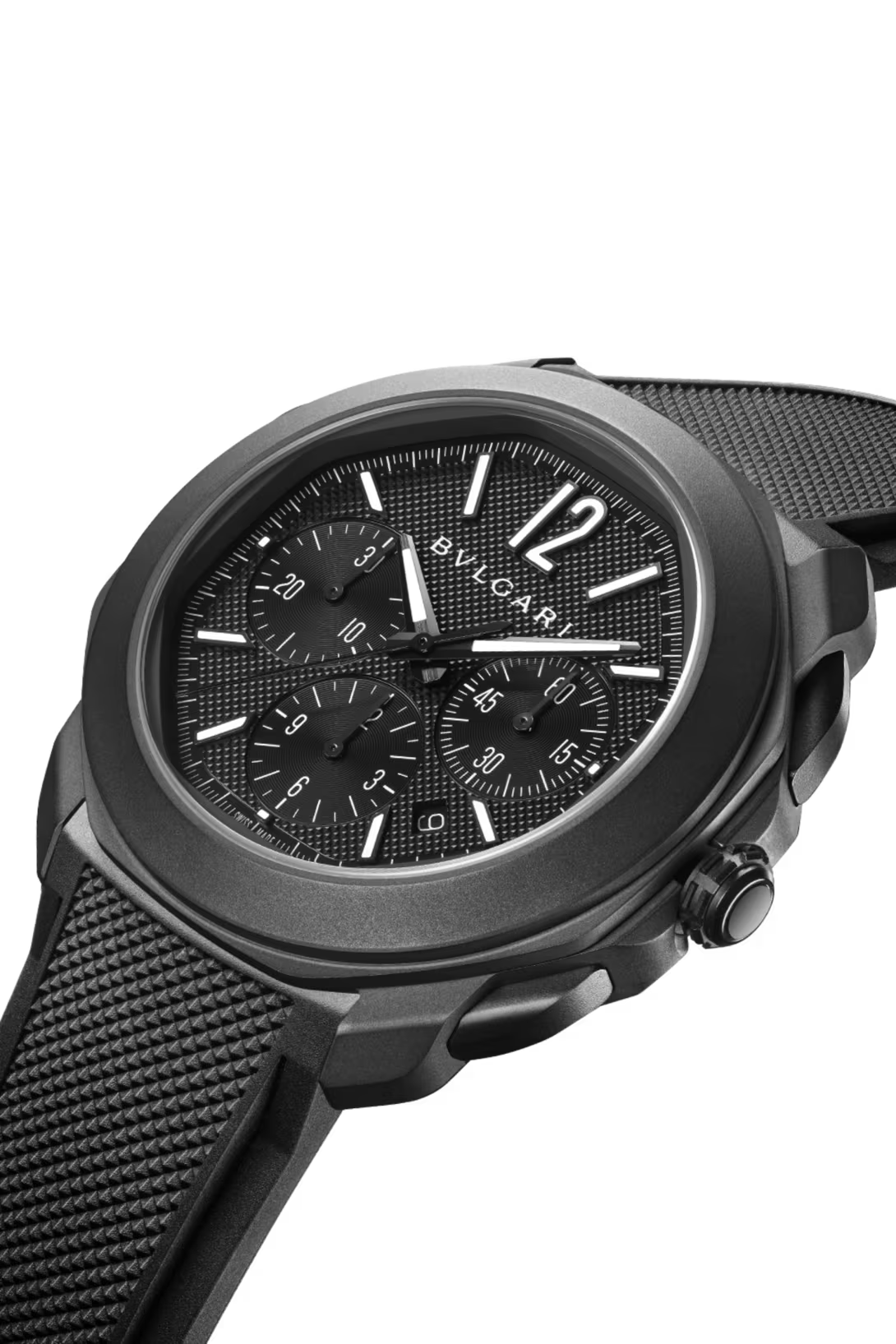 Bvlgari Octo Roma - 42 MM - Stainless Steel Black - Black Dial - 103932