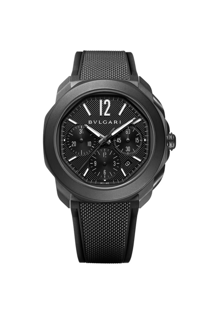 Bvlgari Octo Roma - 42 MM - Stainless Steel Black - Black Dial - 103932