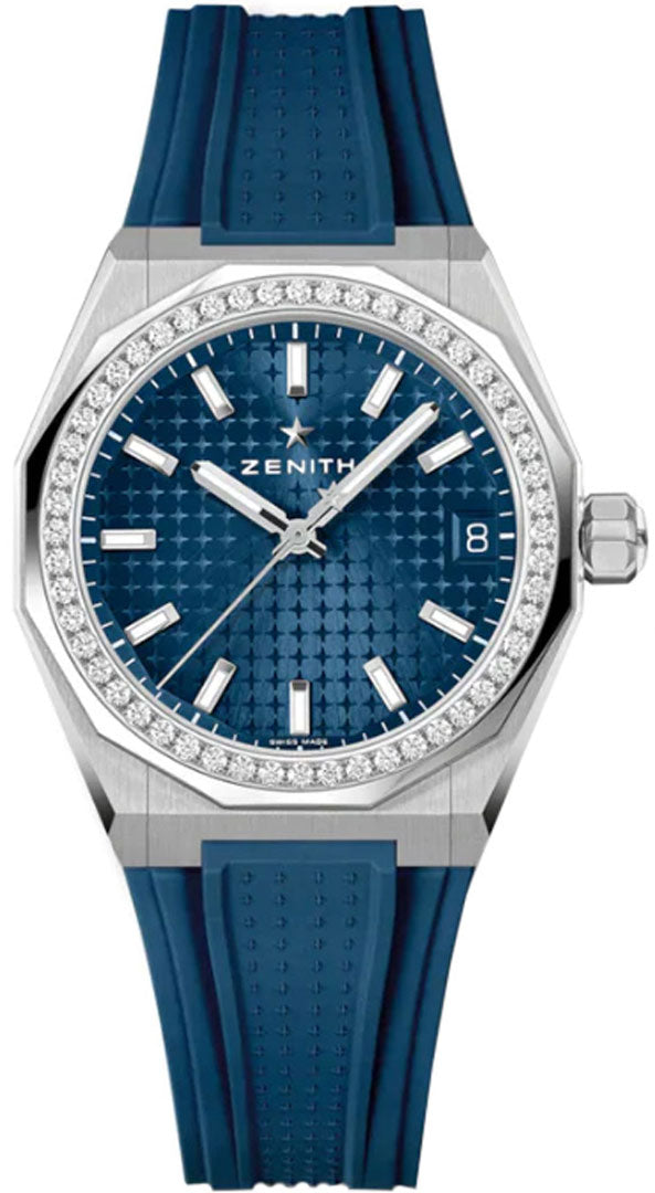 Zenith DEFY Skyline 36 - 36 MM - Stainless Steel - Diamond Bezel - Blue Dial - 16.9400.670/51.I001