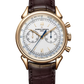 Vacheron Constantin Historiques American Rose Gold 38.5 MM - Brown Leather Strap - White Dial - 5000H/000R-B059