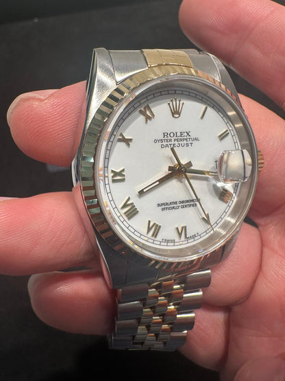 Rolex Datejust - 36 MM - Steel And Yellow Gold - 16233 whr