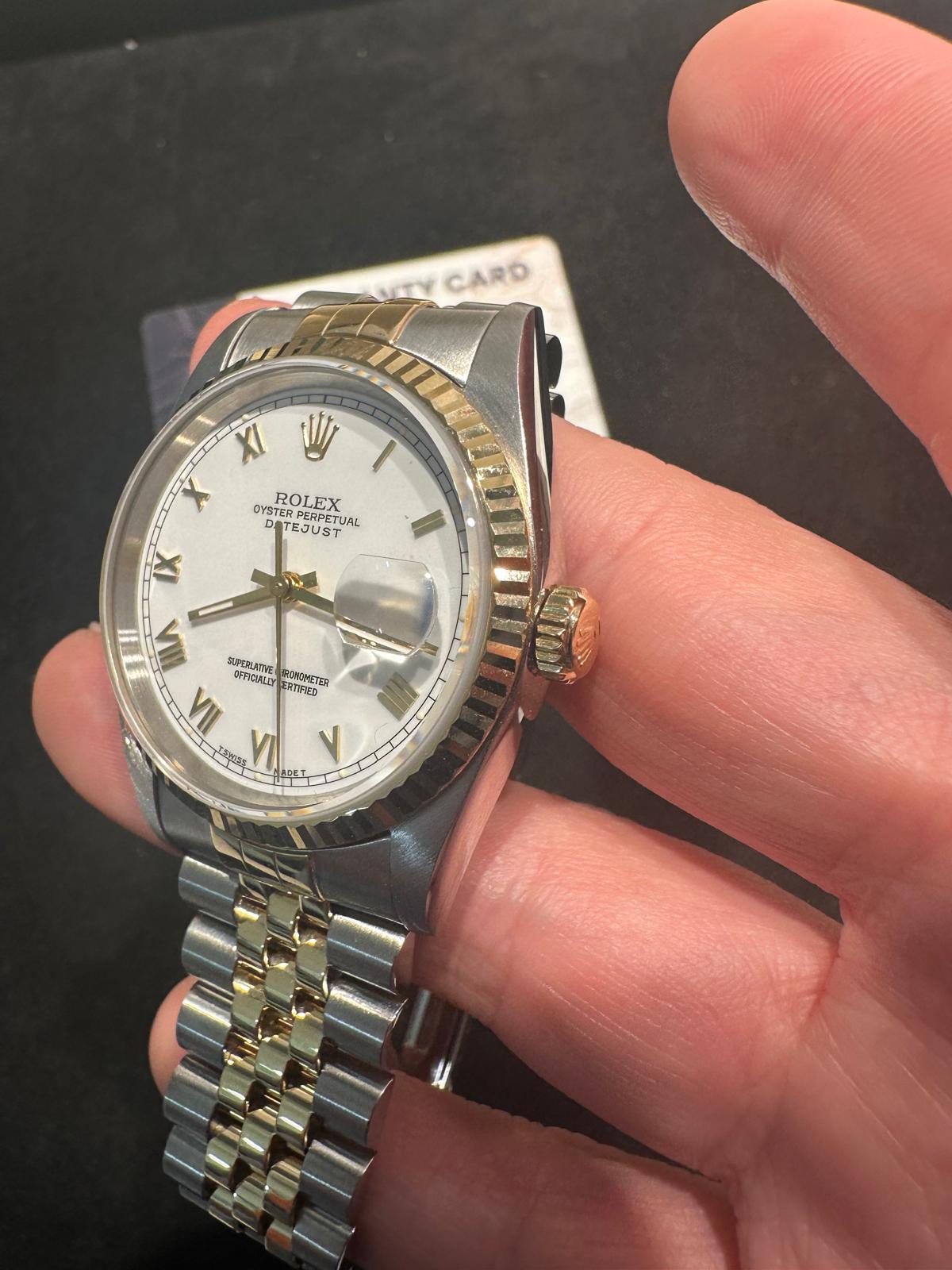 Rolex Datejust - 36 MM - Steel And Yellow Gold - 16233 whr