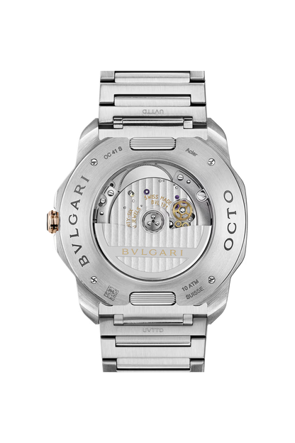 Bvlgari Octo Roma - 41 MM - Stainless Steel And Rose Gold - Blue Dial - 103926